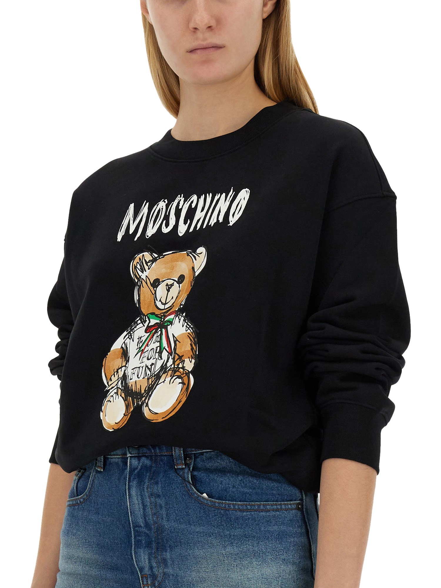 MOSCHINO    FELPA ICE CREAM IN COTONE