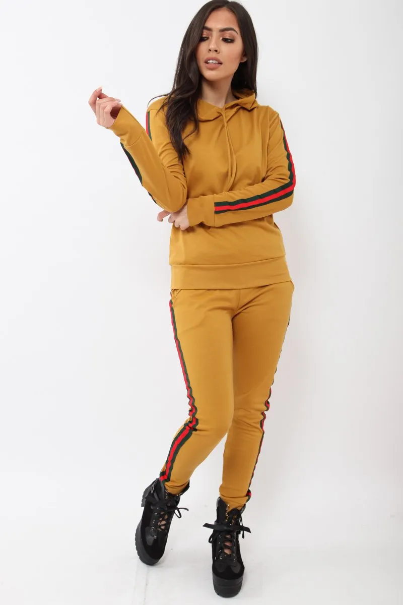 Mustard Tracksuit with Sports Trim - Misha