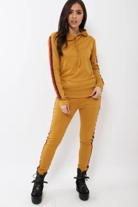 Mustard Tracksuit with Sports Trim - Misha