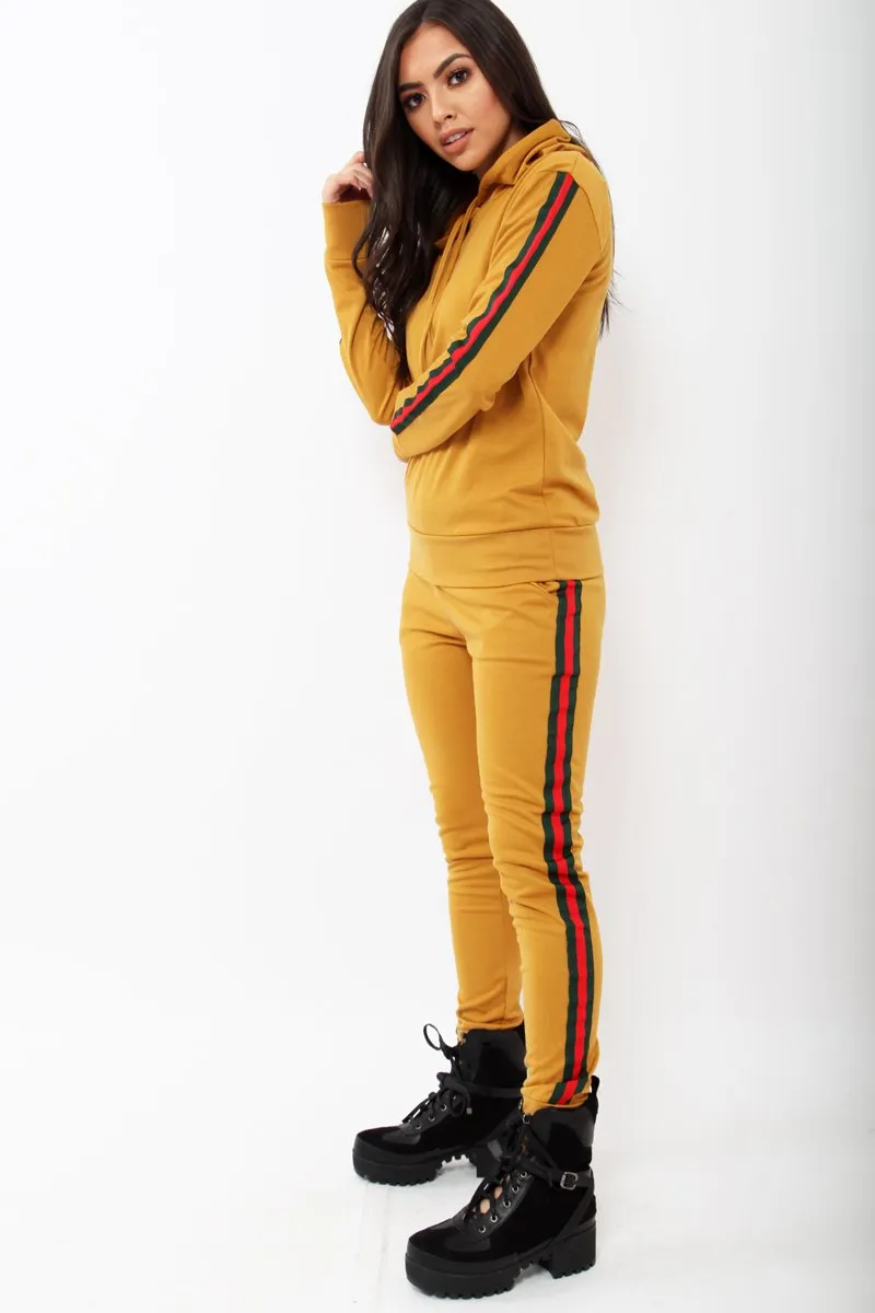 Mustard Tracksuit with Sports Trim - Misha