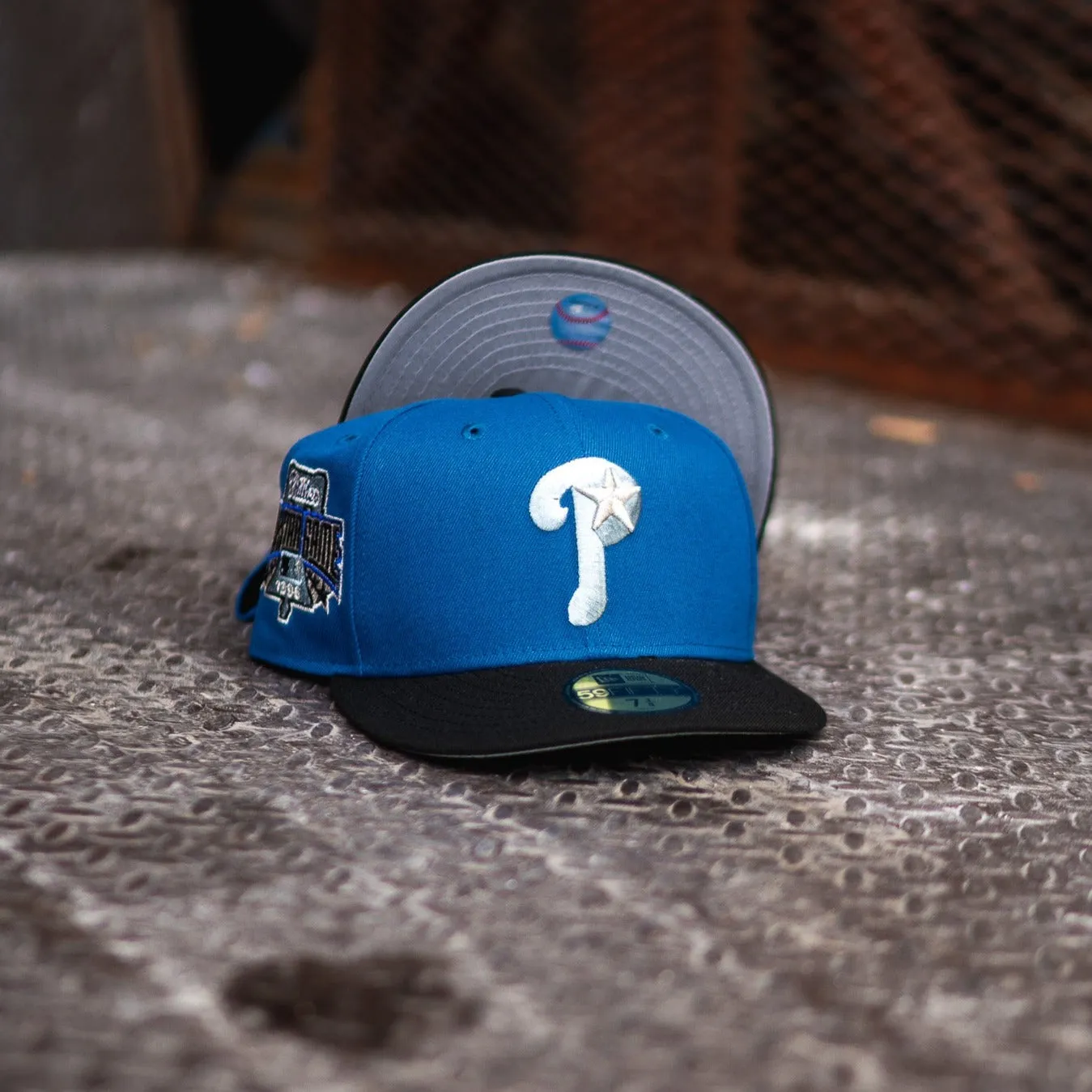 New Era Philadelphia Phillies 1996 ASG Grey UV (Seashore Blue/Black) 59Fifty Fitted