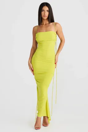 Olivia Dress - Chartreuse