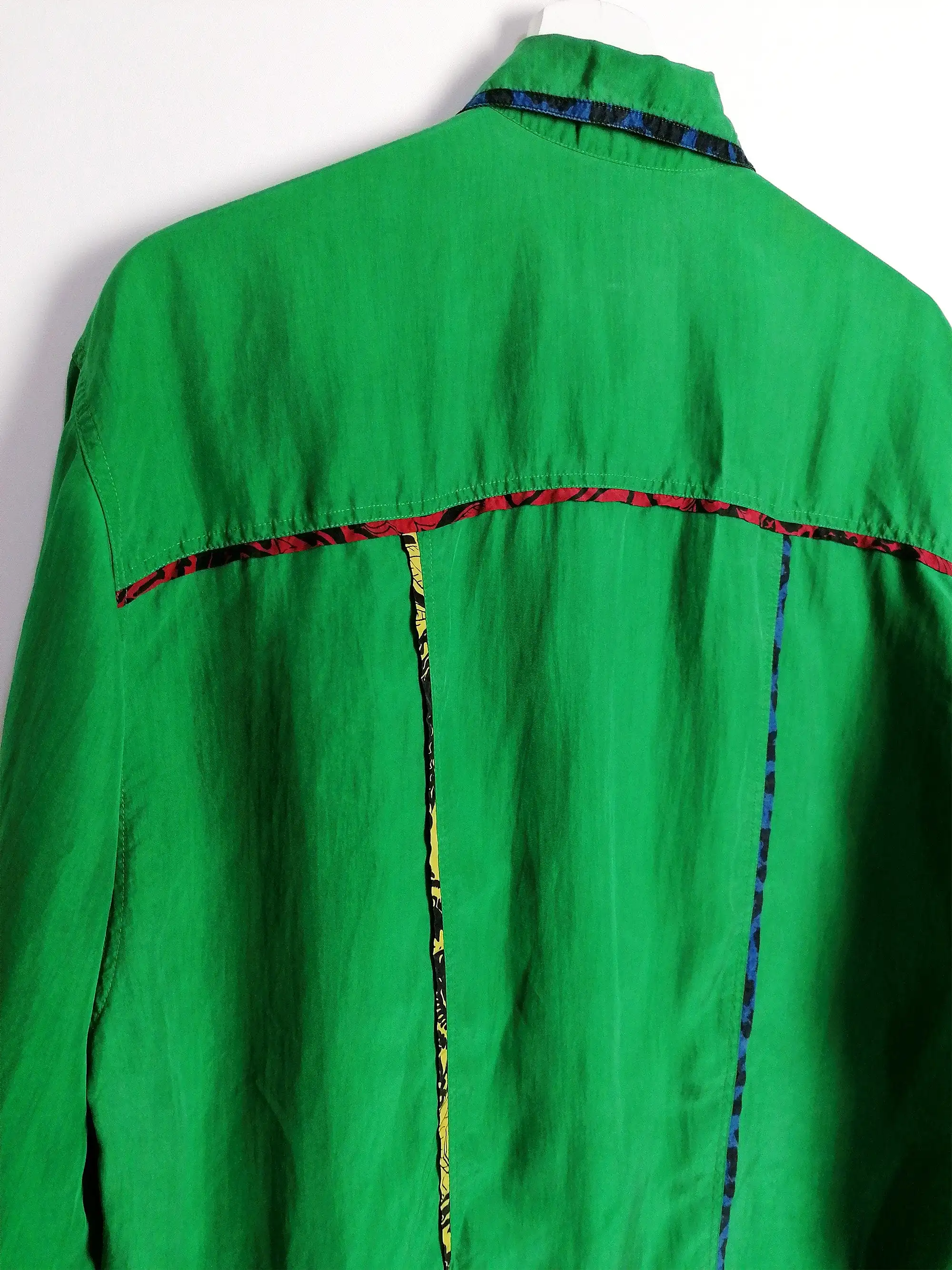 OTTO KERN Vintage 90's Green Silk Blouse