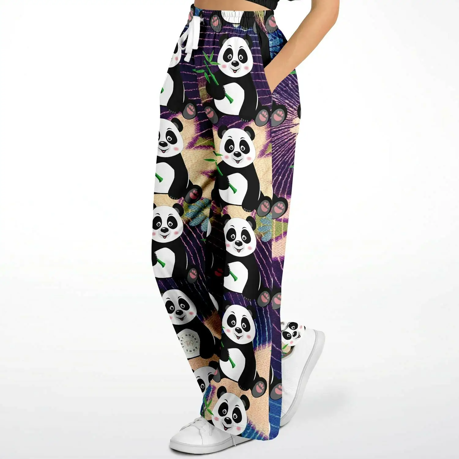 Panda Surprise Stretchy Phat Bellbottoms