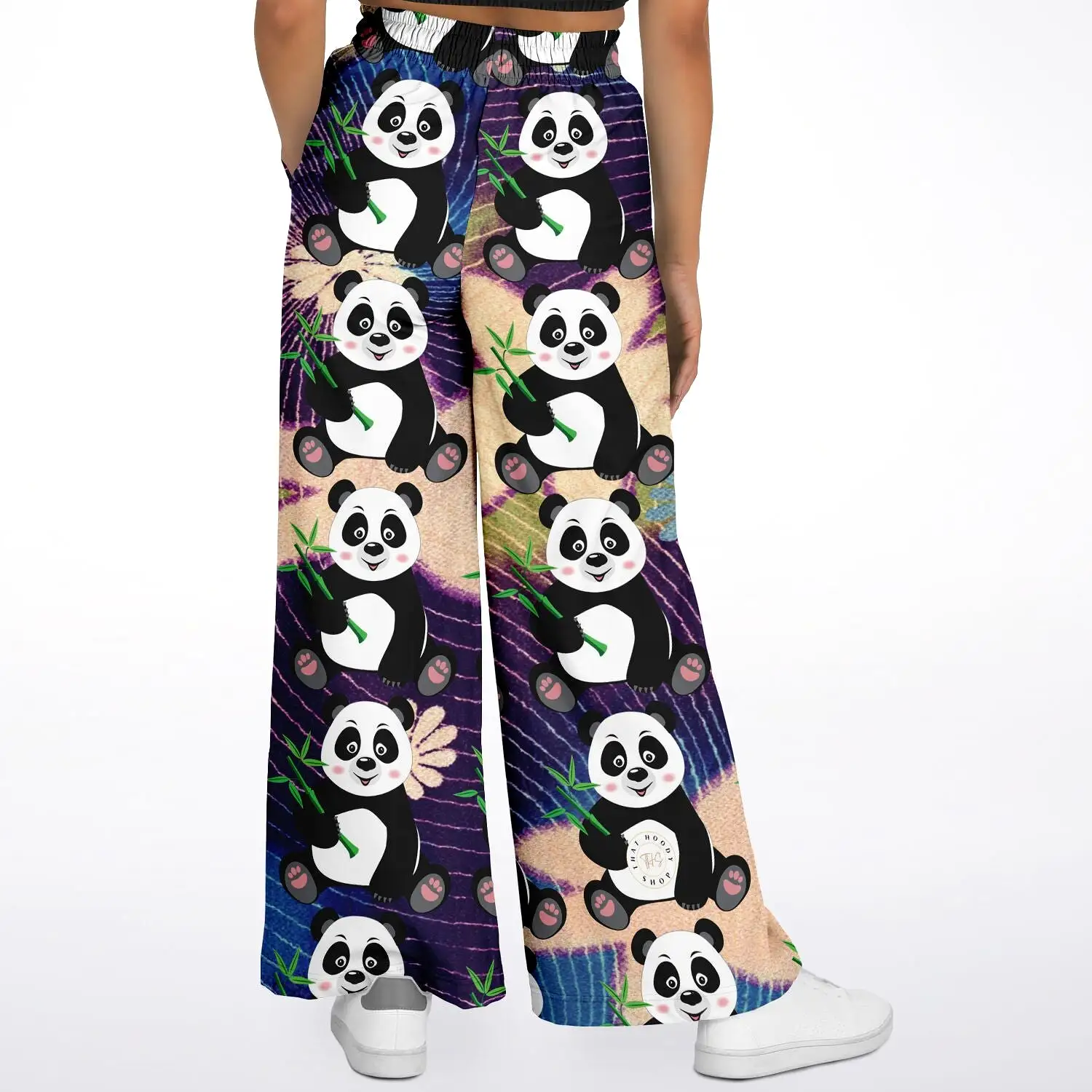 Panda Surprise Stretchy Phat Bellbottoms