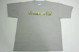 Peanuts Charlie Brown Snoopy Crew 2001 Vintage Y2K Gildan United Feature T-Shirt