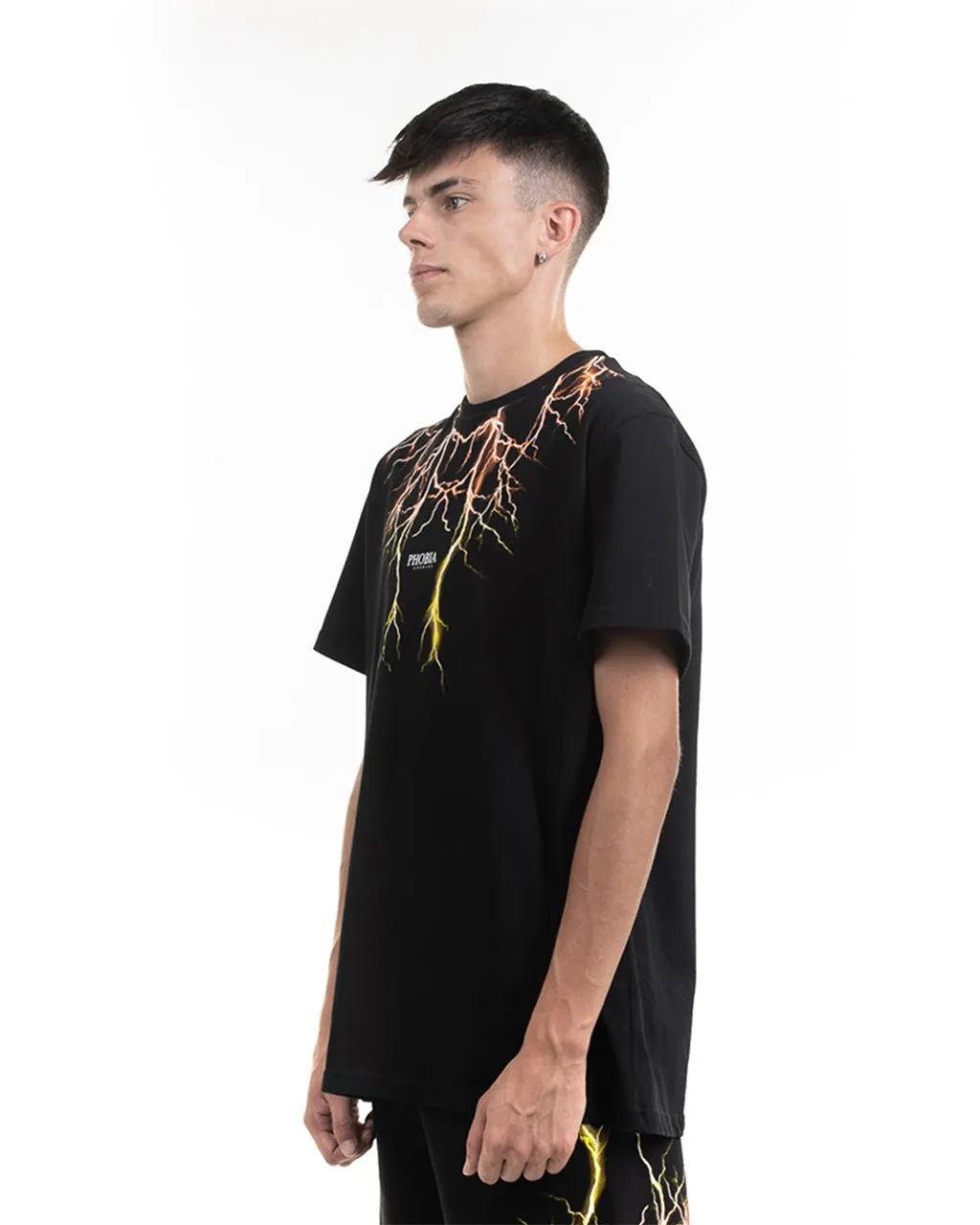 Phobia Archive t-shirt fulmine arancio