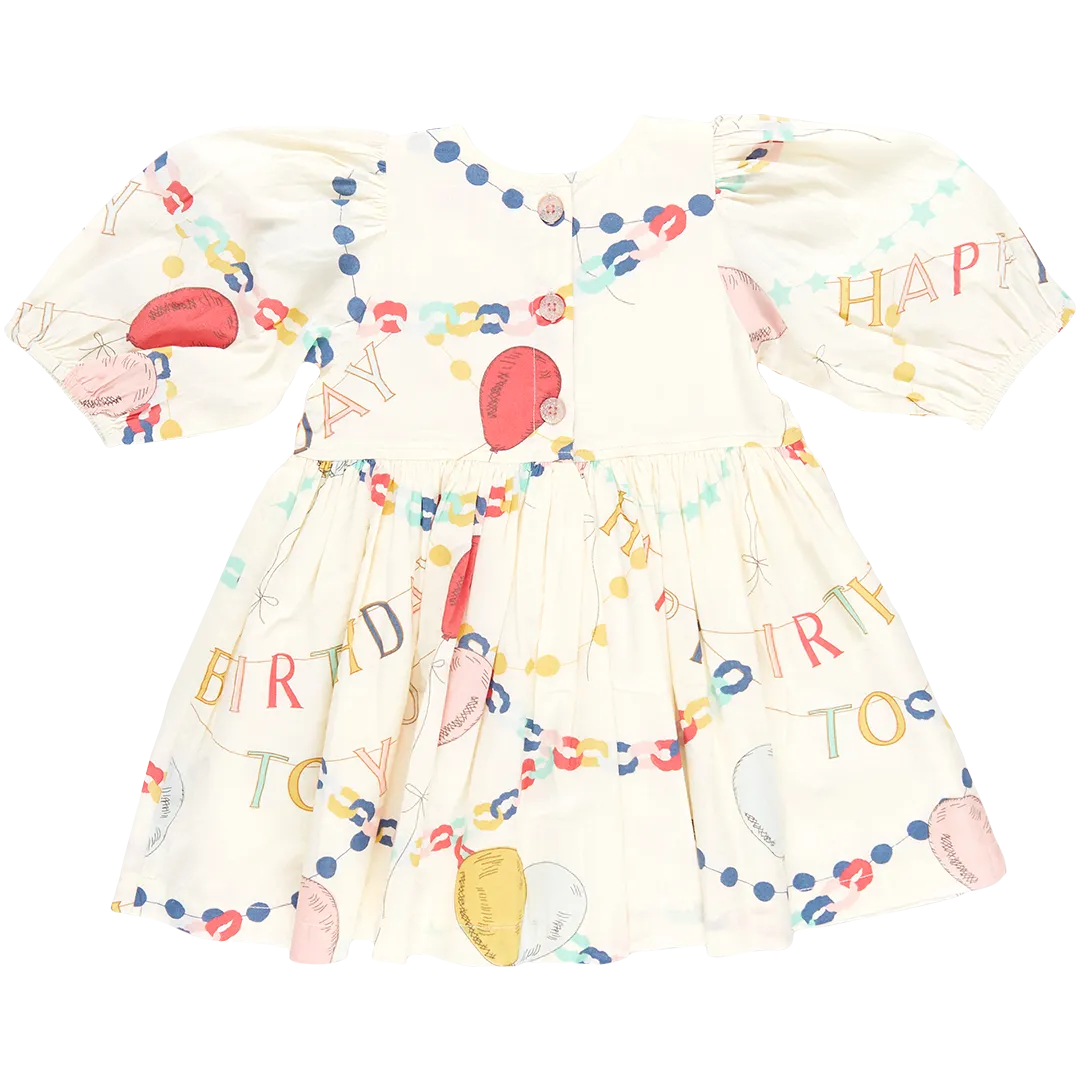 Pink Chicken Baby Girls Brooke Dress Set - Birthday Garland