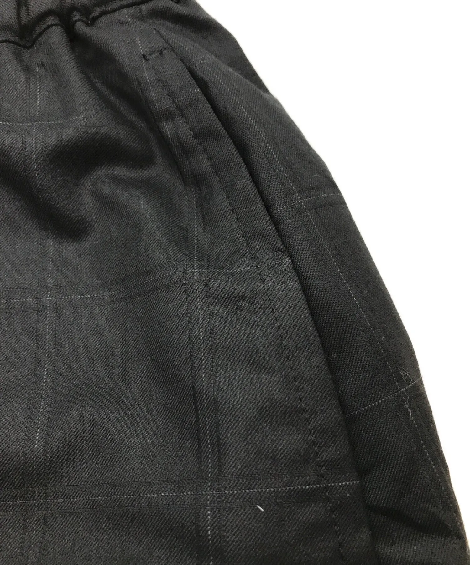 [Pre-owned] BLACK COMME des GARCONS AD2021 Balloon wide pants / easy / classic / masterpiece / check 1H-P005