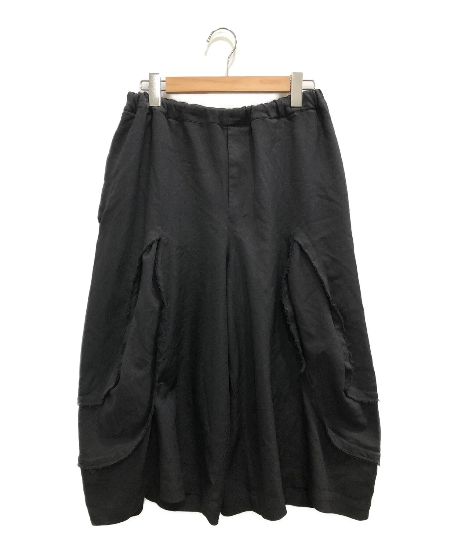 [Pre-owned] BLACK COMME des GARCONS Modified Damaged Wide Pants 1A-P001