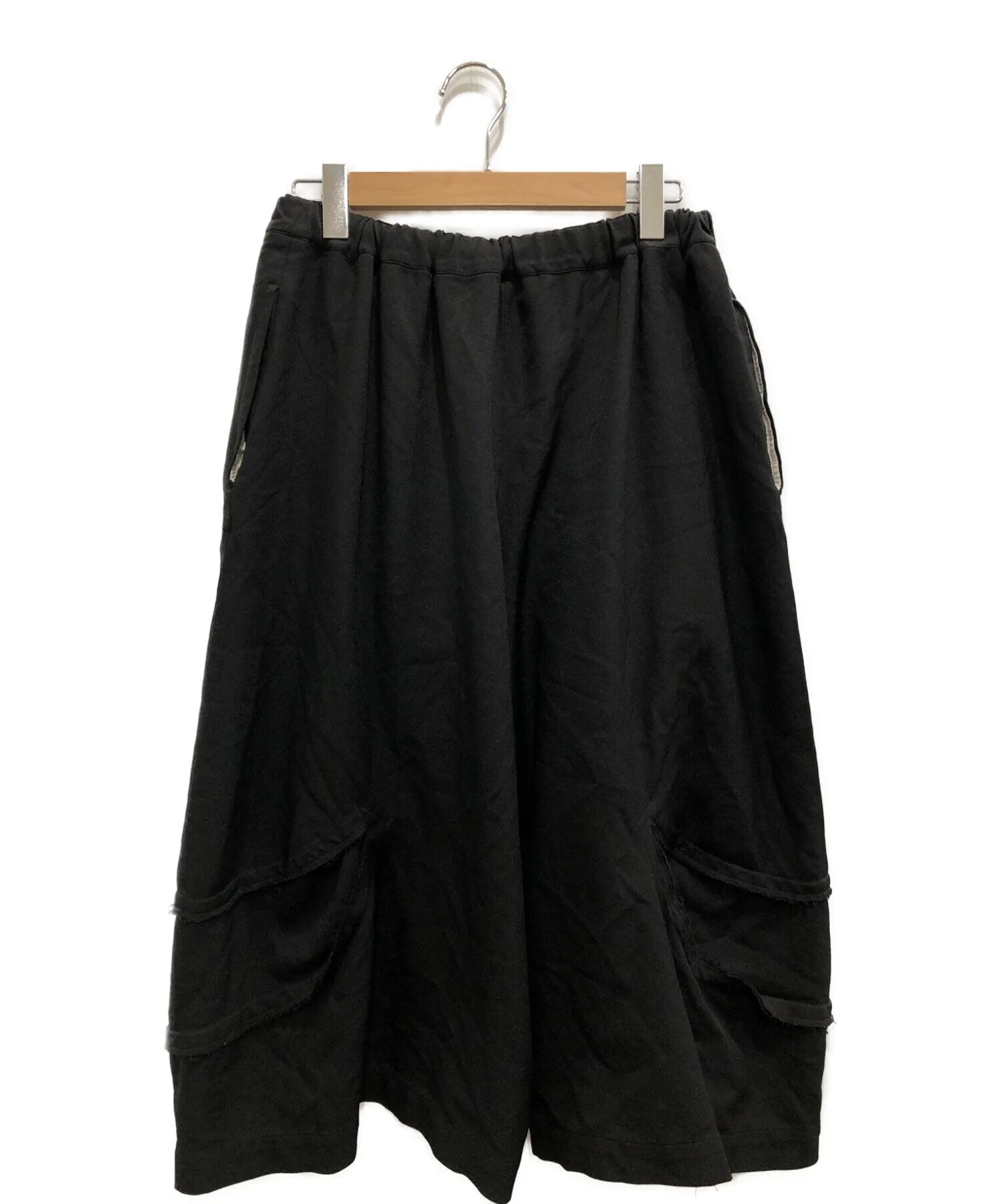 [Pre-owned] BLACK COMME des GARCONS Modified Damaged Wide Pants 1A-P001