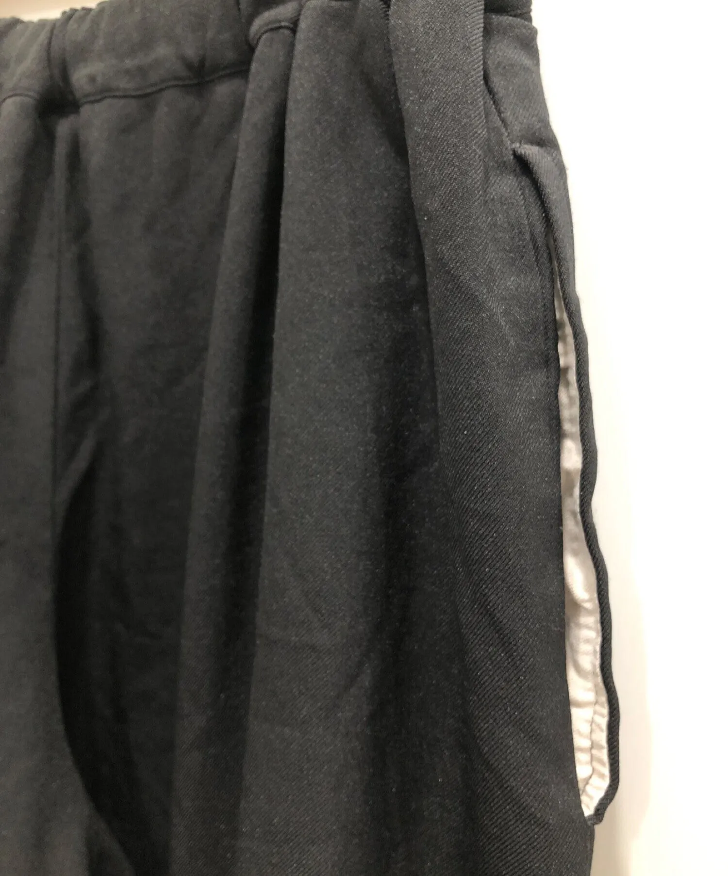 [Pre-owned] BLACK COMME des GARCONS Modified Damaged Wide Pants 1A-P001