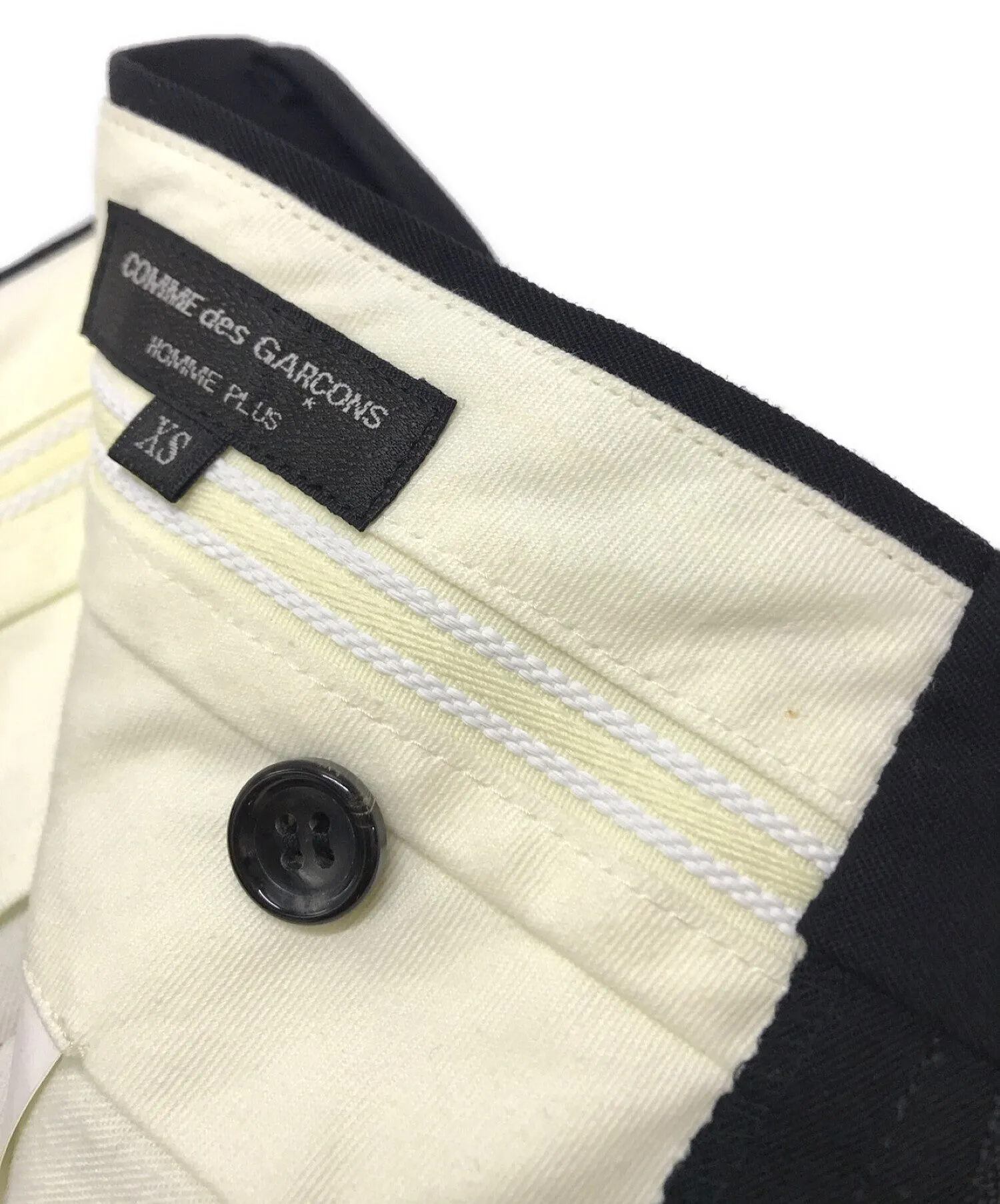 [Pre-owned] COMME des GARCONS HOMME PLUS 3-Tuck Half Pants/Wide/Bottoms PE-P019