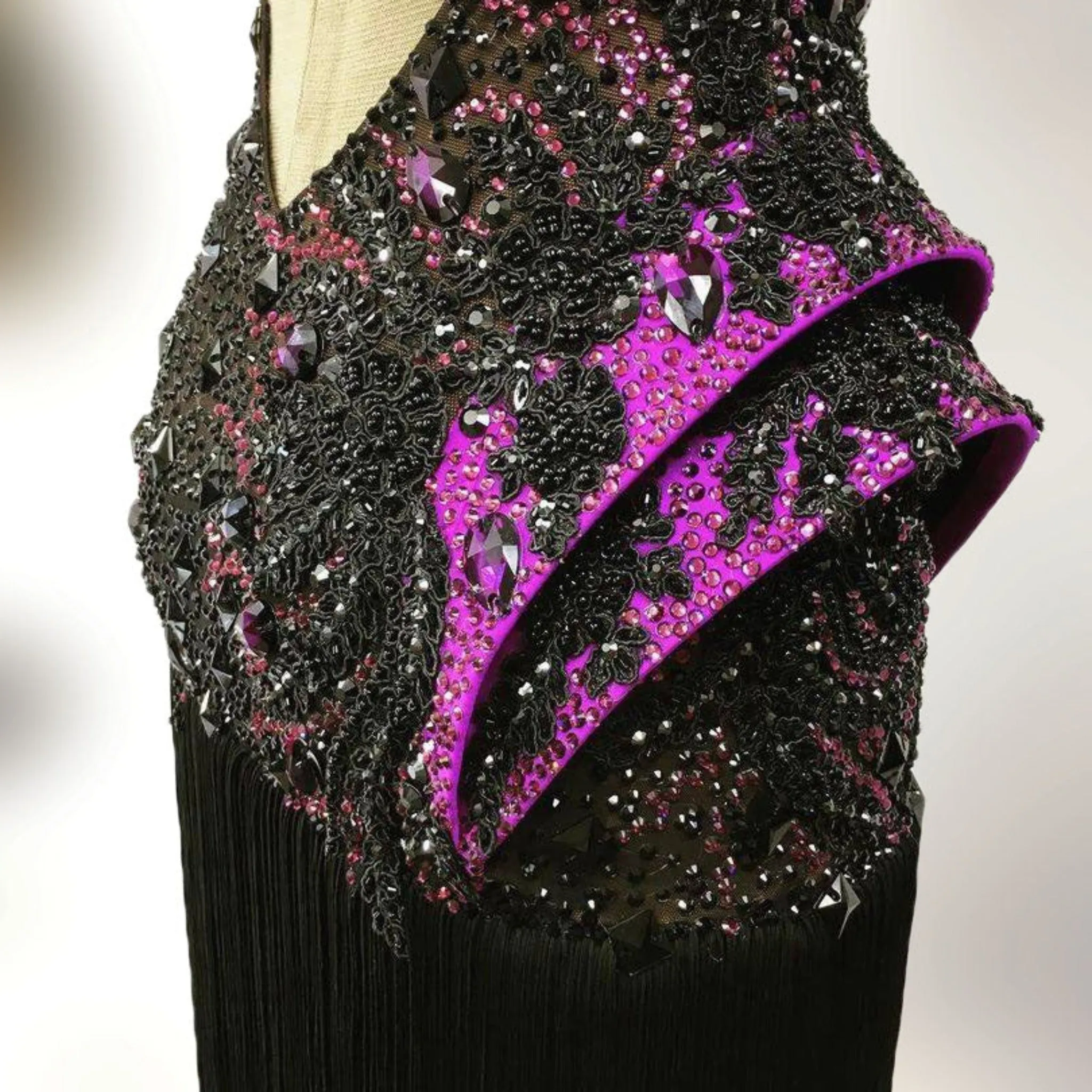 Purple Passion Latin Competition Dress