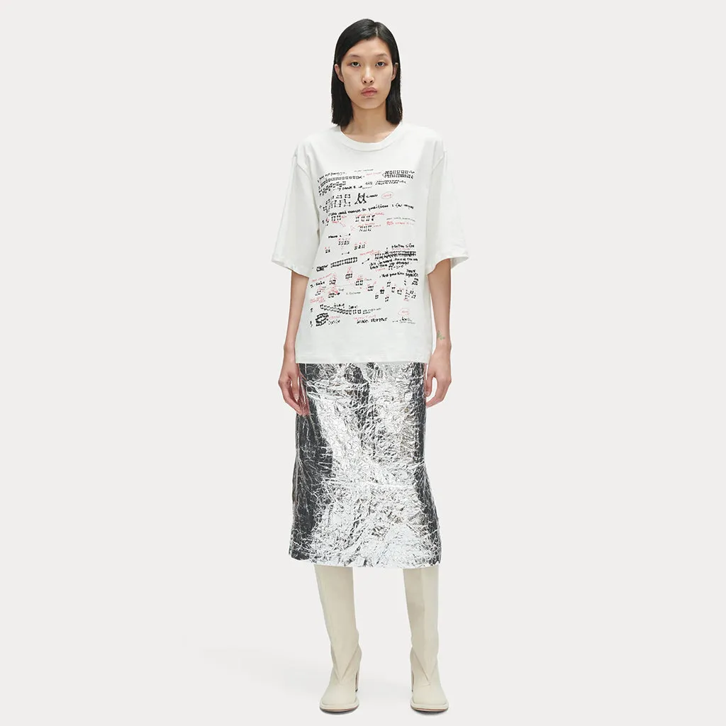 Rachel Comey Woman x Joan Jonas Terju T-shirt Ivory White