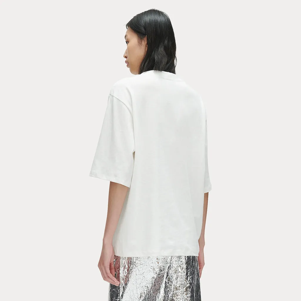 Rachel Comey Woman x Joan Jonas Terju T-shirt Ivory White