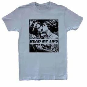 Read My Lips Vintage Women T-Shirt Supporting Rainbow Railroad