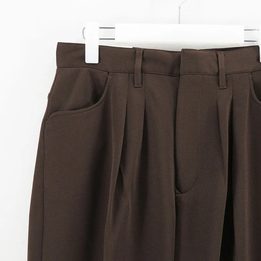 SALE 50%OFF ! 【FARAH/ファーラー】Two Tuck Wide Tapered Pants FR0401-M4022