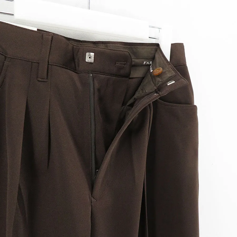 SALE 50%OFF ! 【FARAH/ファーラー】Two Tuck Wide Tapered Pants FR0401-M4022