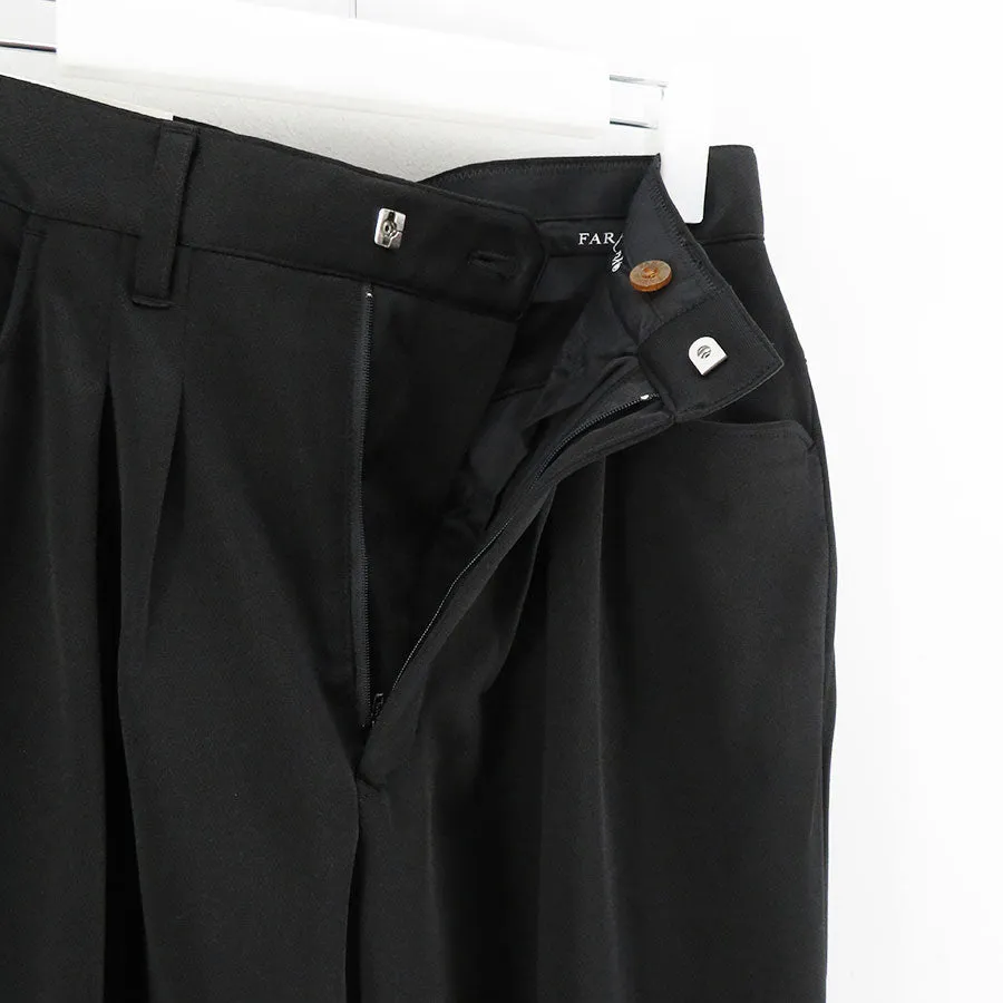 SALE 50%OFF ! 【FARAH/ファーラー】Two Tuck Wide Tapered Pants FR0401-M4022