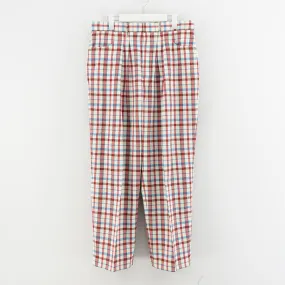 SALE 70%OFF ! 【FARAH/ファーラー】スーベニアチェック Two-tuck Wide Tapered Pants Souvenir Check FR0301-M4037