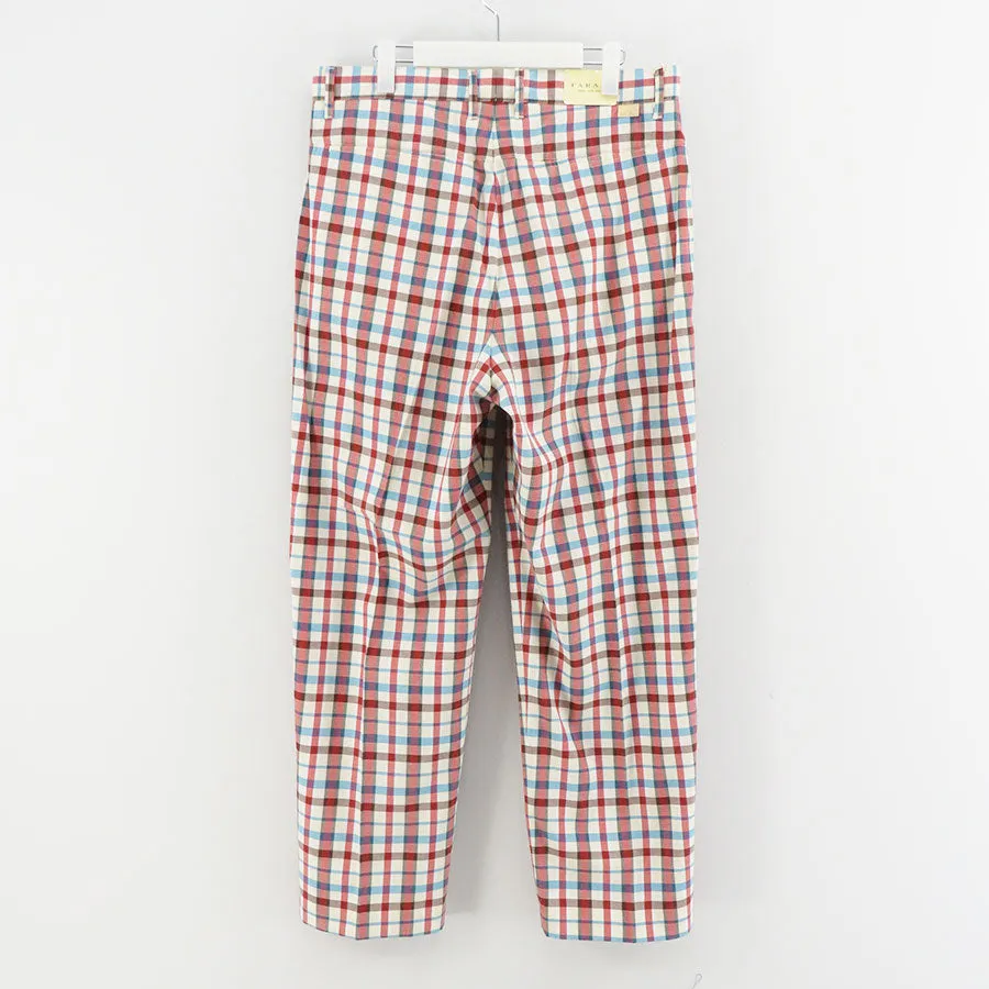 SALE 70%OFF ! 【FARAH/ファーラー】スーベニアチェック Two-tuck Wide Tapered Pants Souvenir Check FR0301-M4037