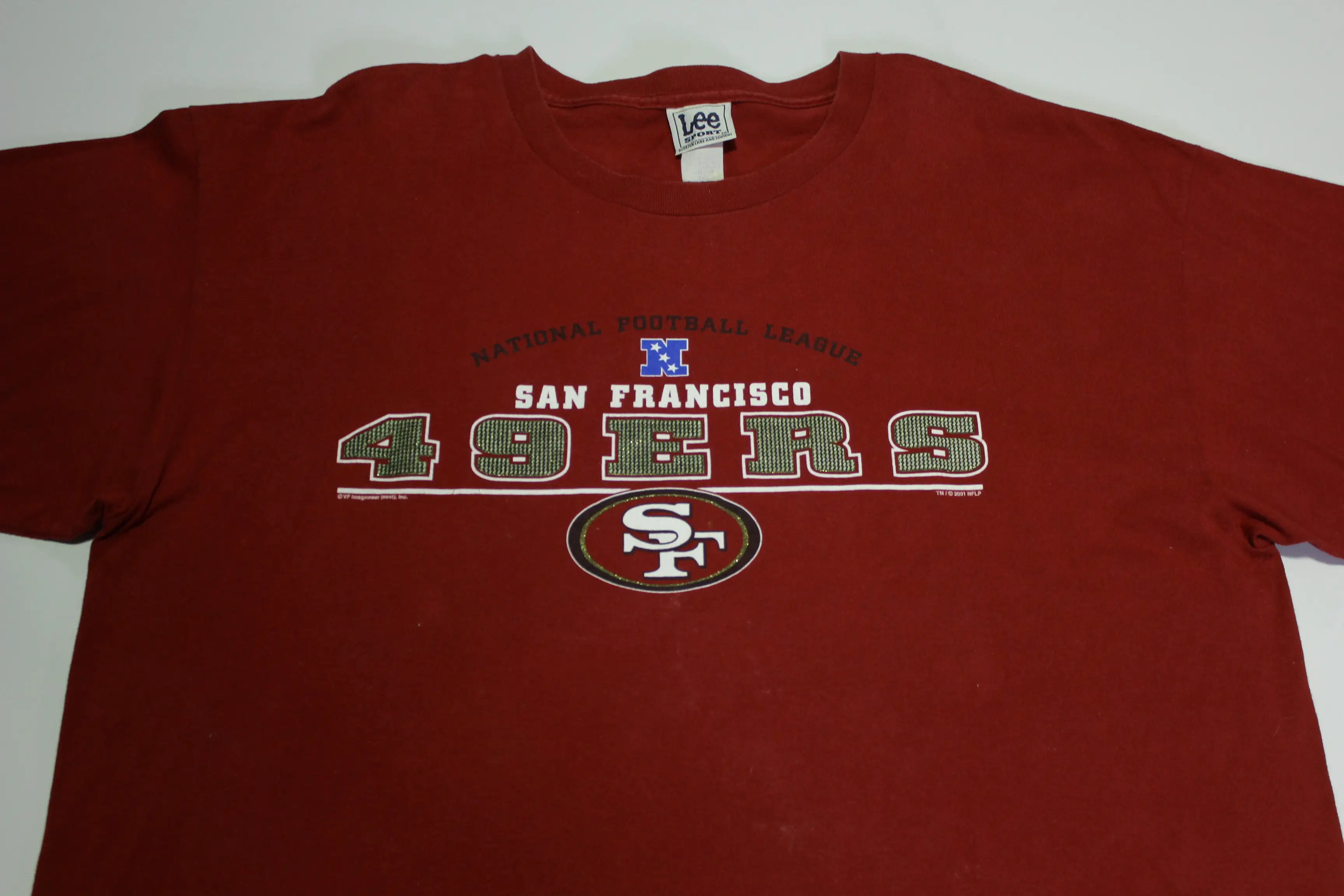 San Francisco 49ers National Football League 2001 Lee Sport Made in USA T-Shirt