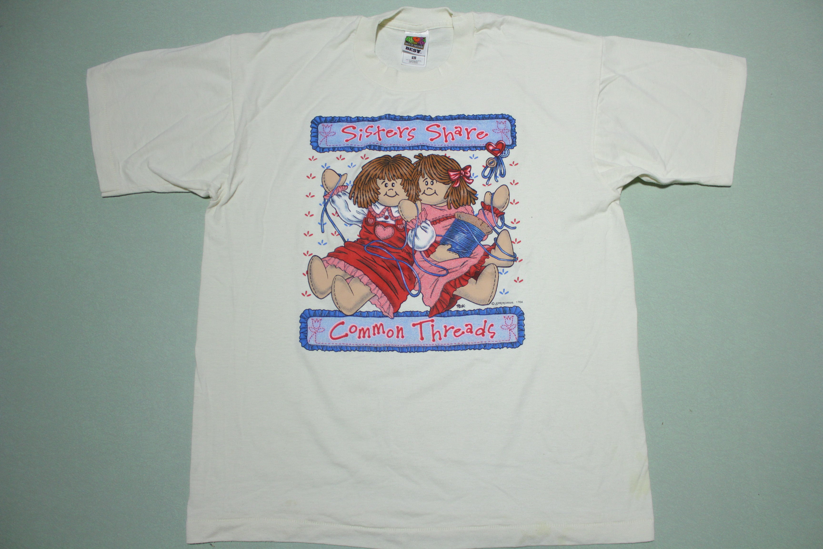 Sisters Share Common Threads Vintage 90's Springhill Doll T-Shirt