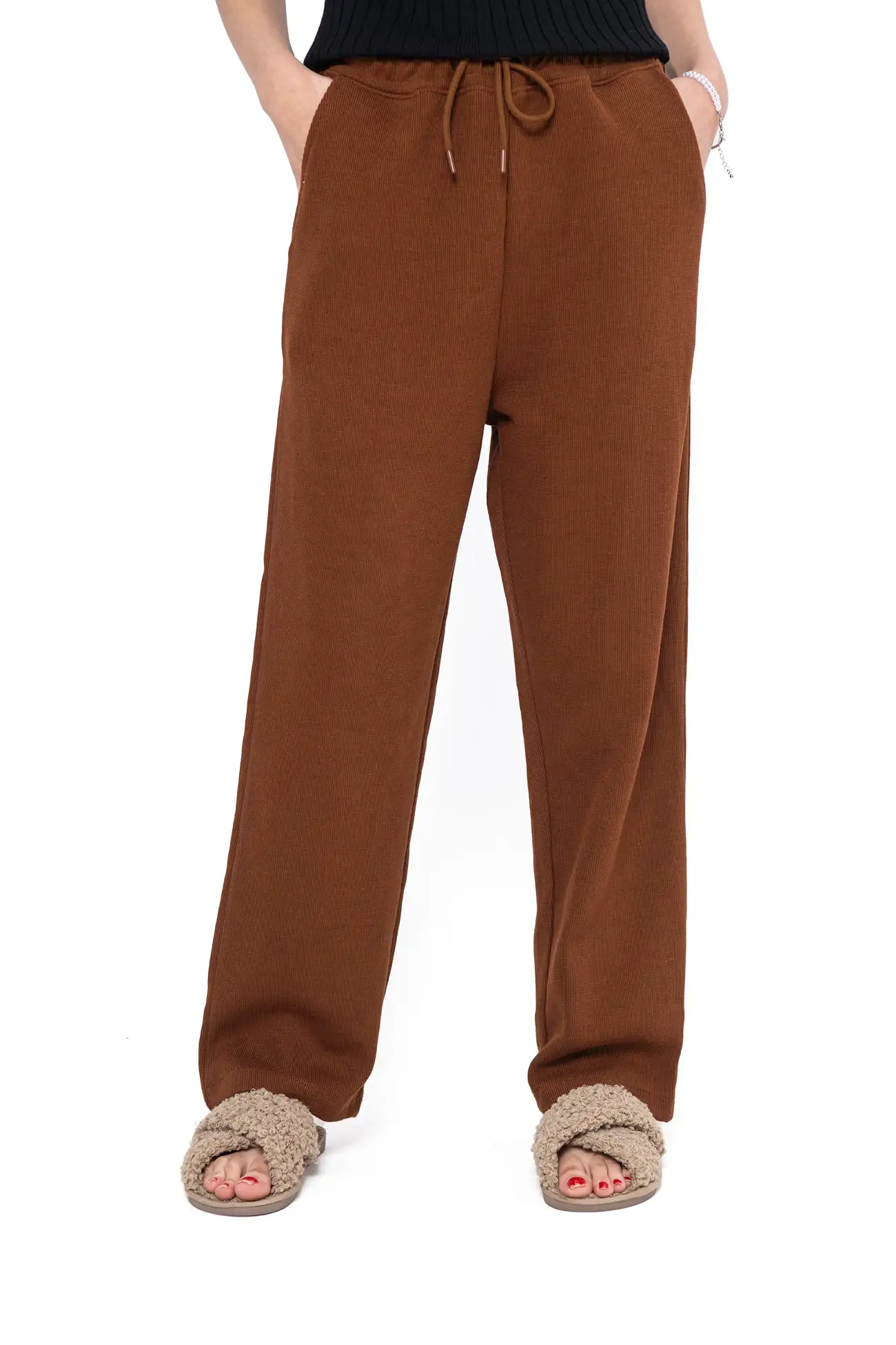 SOFT WIDE-LEG JOGGERS