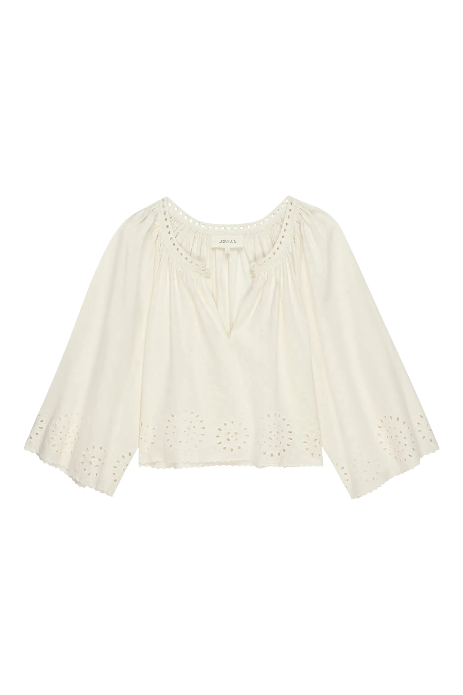 The Great Bellflower Top in Cream