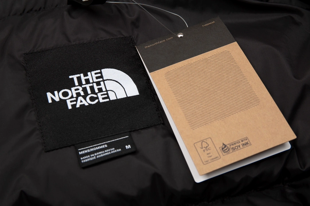 The North Face 1996 Classic Hidden Hood Down Jacket Black 11.15