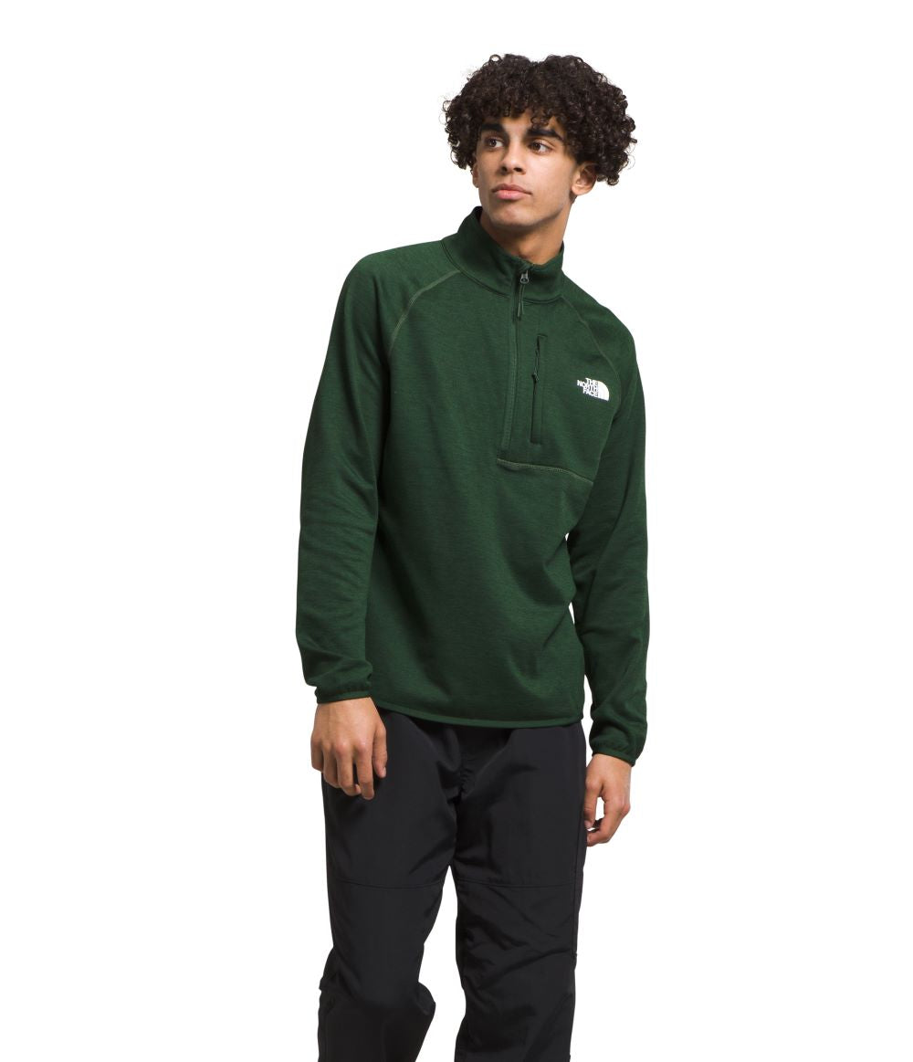 'The North Face' Men's Canyonlands Half Zip - Pine Needle Heather