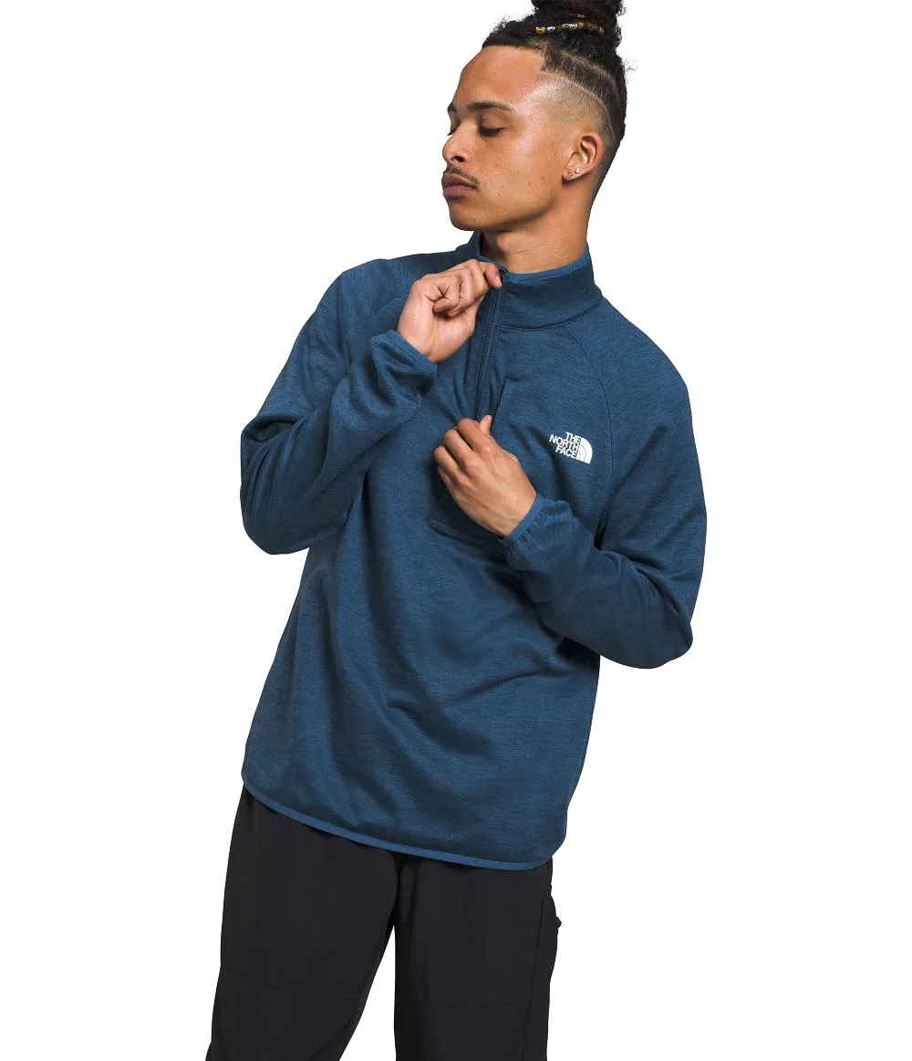 'The North Face' Men's Canyonlands Half Zip - Shady Blue Heather