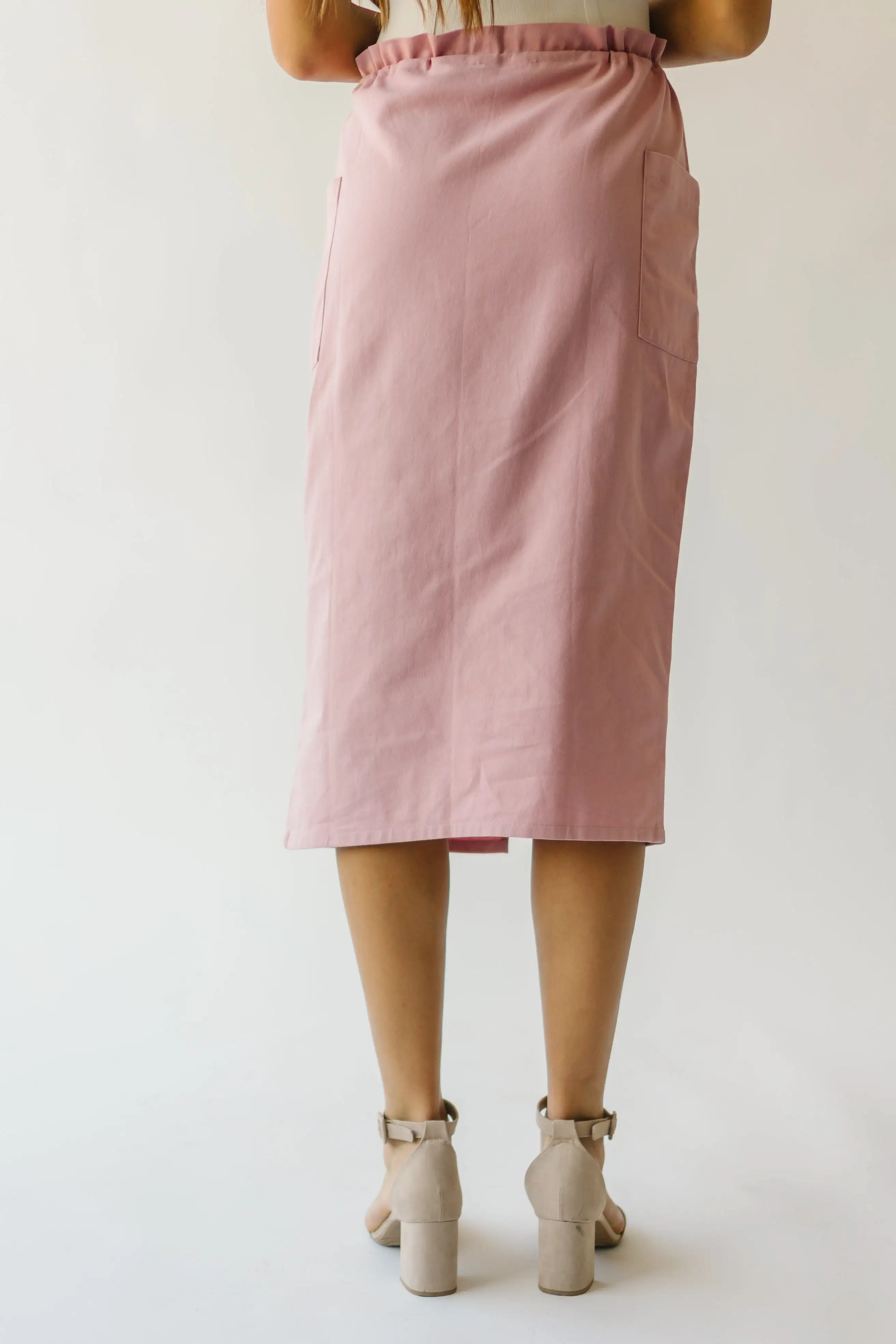 The Takoma Cargo Skirt in Pink