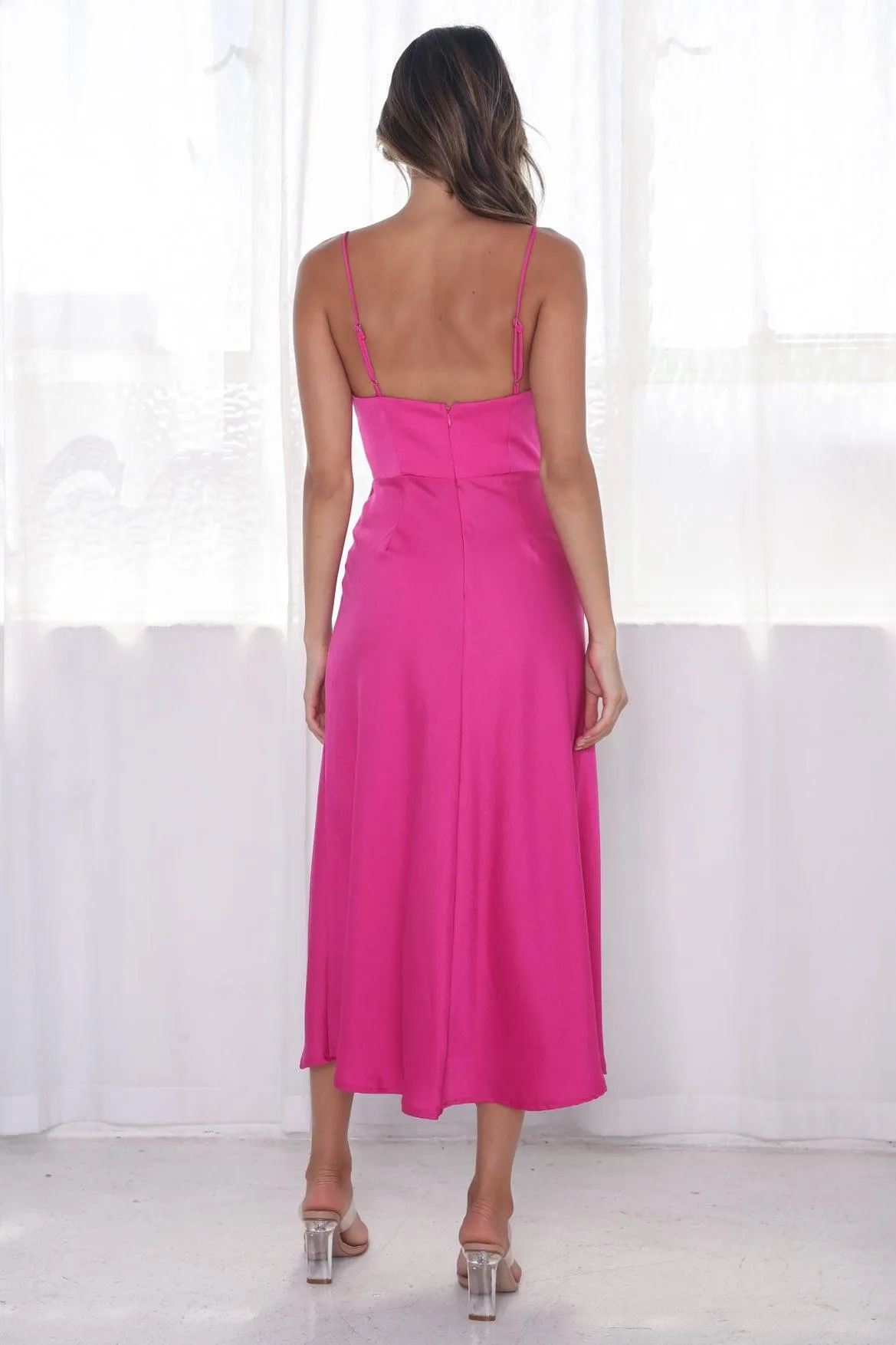 Tiana Dress - Fuchsia