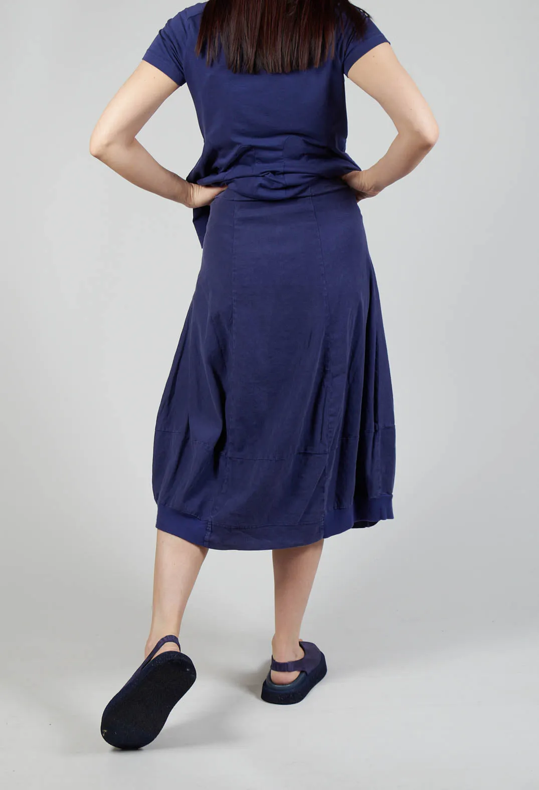 Tulip Hem Skirt in Azur