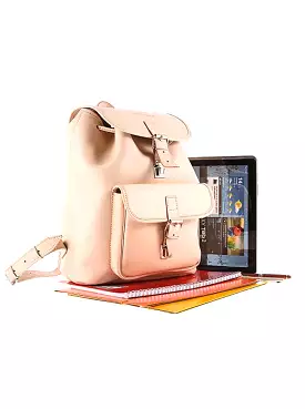 Verosoft Leather Backpack VOOC Vintage Beige | P38