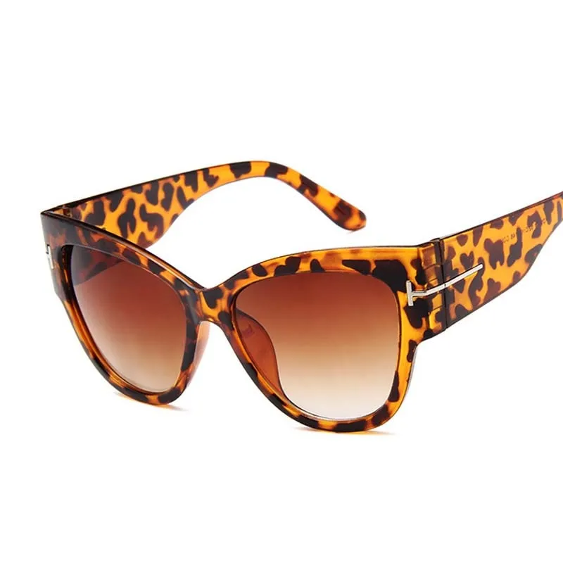 Vintage Designer Big Frame Sunglasses Women