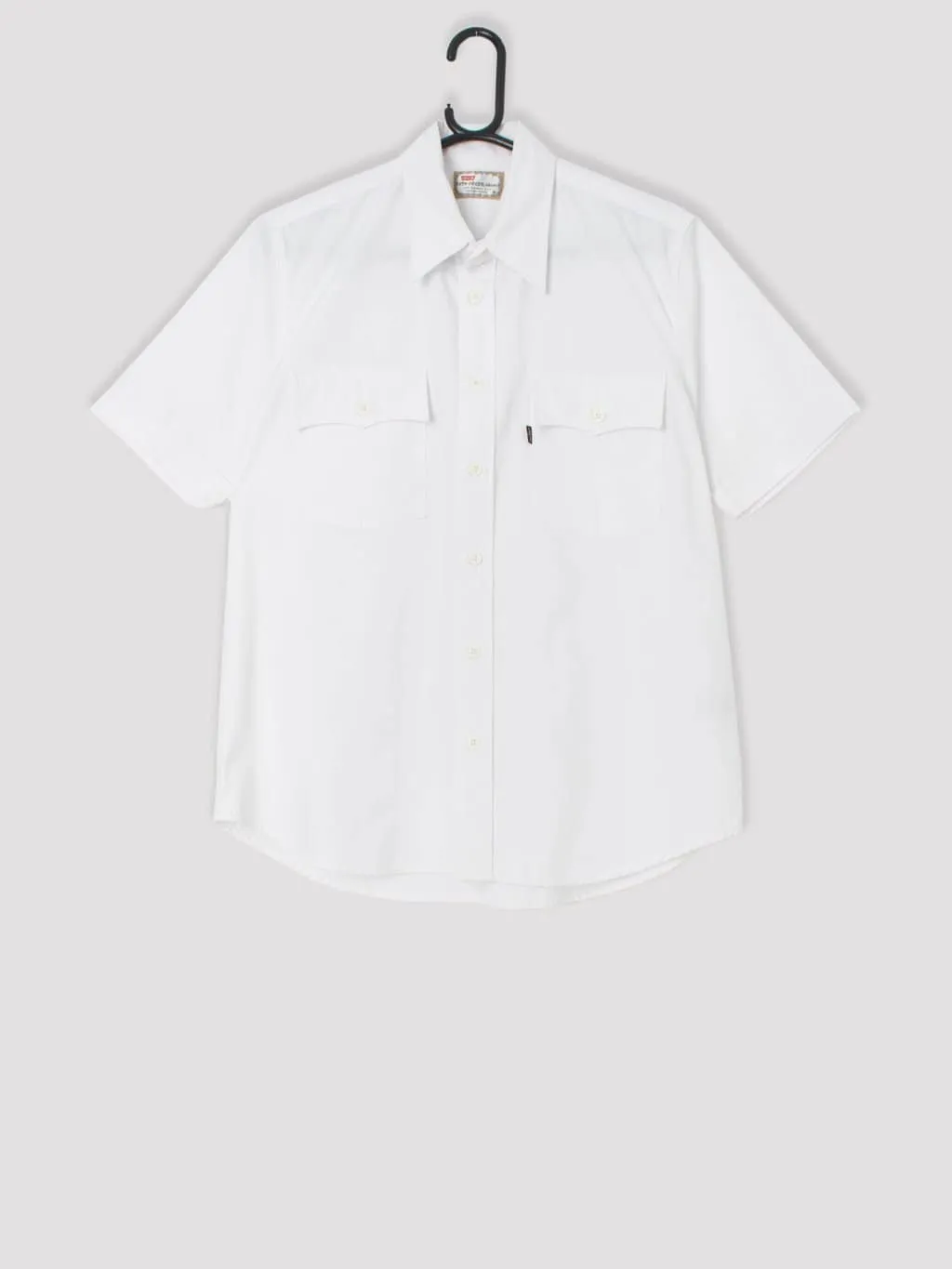 Vintage Levis Sta-Prest shirt in white – Medium