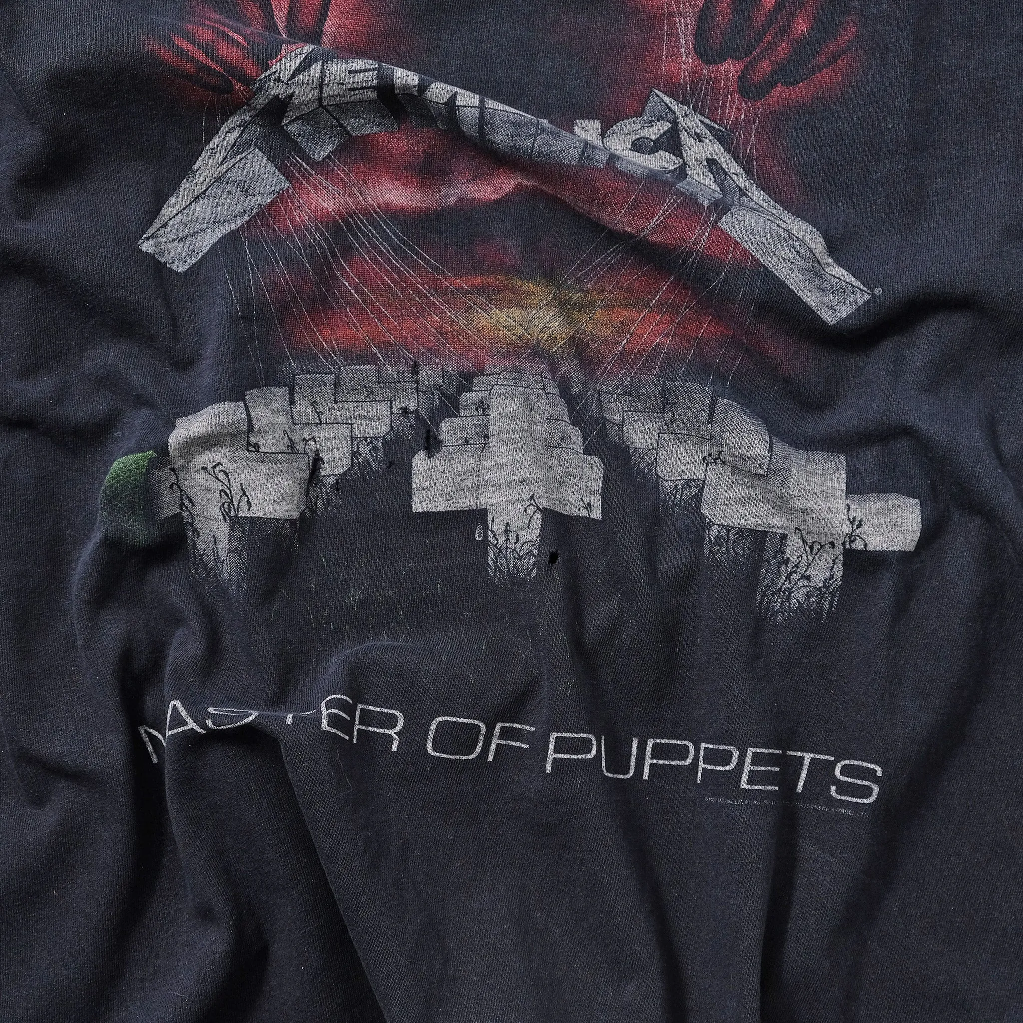 Vintage Metallica Master of Puppets T-Shirt XLarge