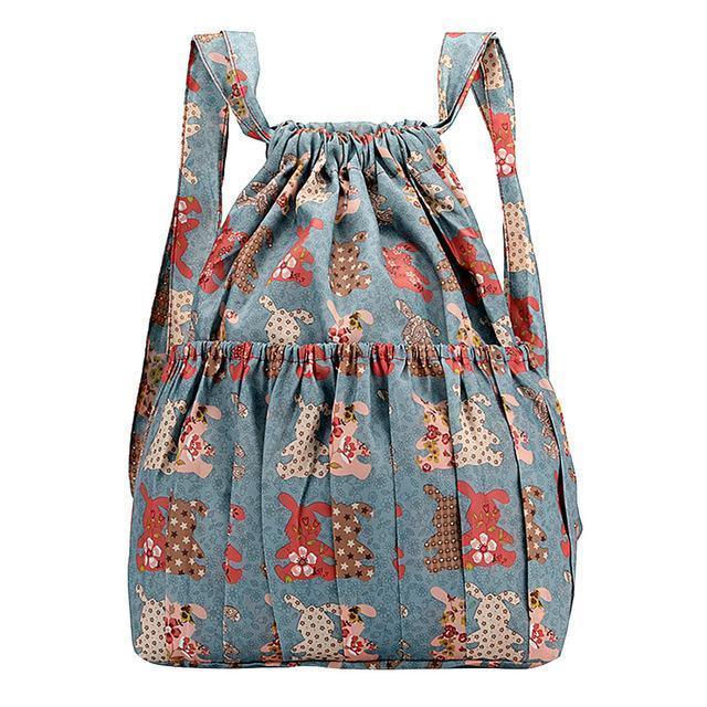 Vintage printed Ethnic Backpack