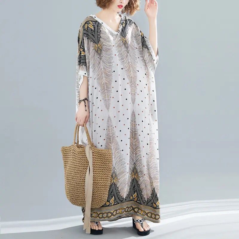 Vintage Retro Boho Design Ethnic Indian Dresses For Ladies Pakistani Female Women African Robe X4427127