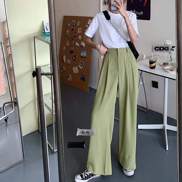 Wide-Leg Dress Pants dd8