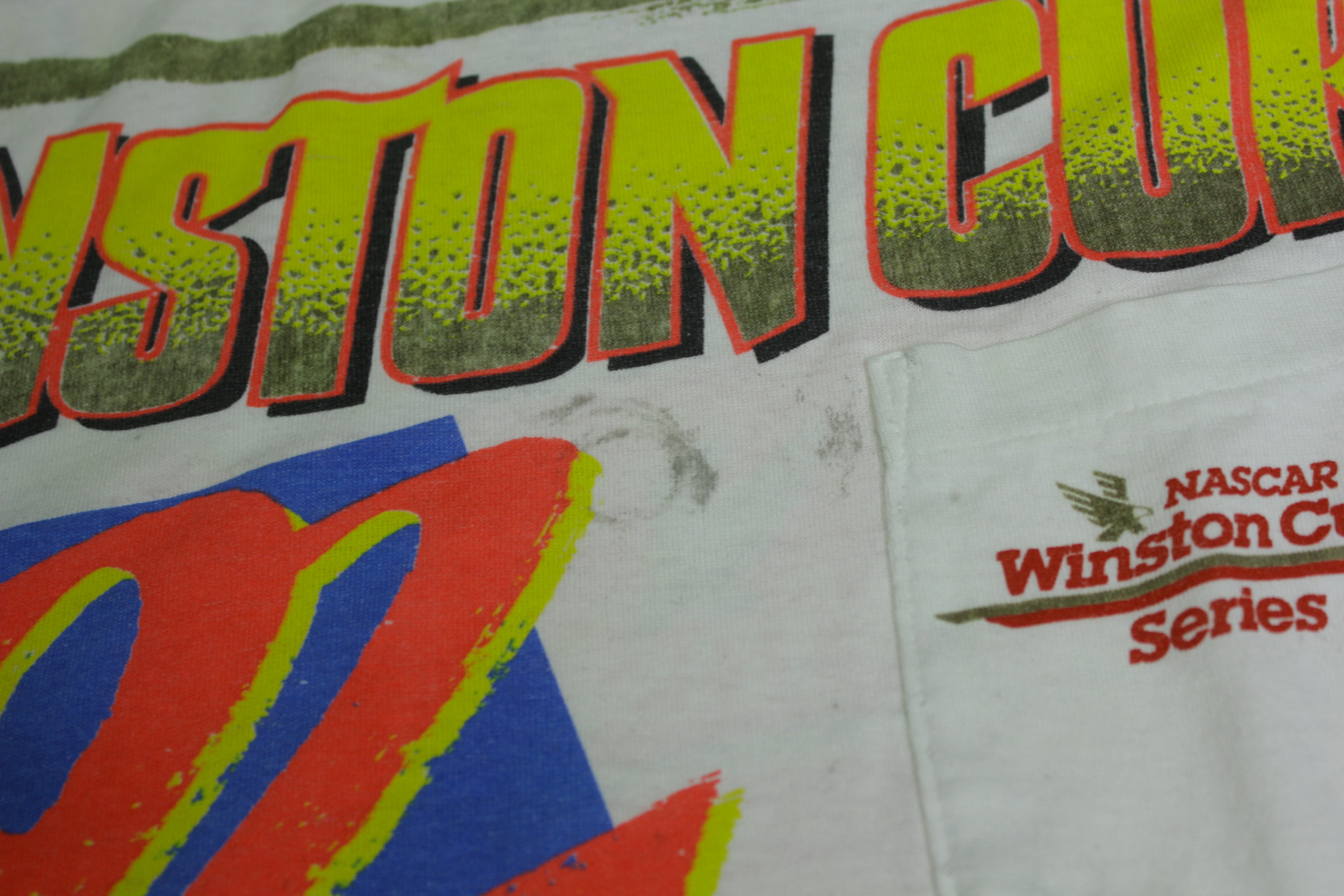 Winston Cup 1992 Daytona To Atlanta Vintage 90's Earnhardt Nascar Series T-Shirt